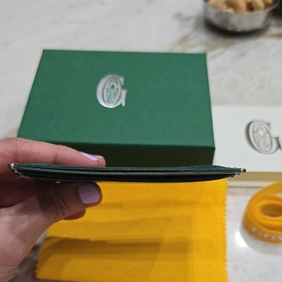 Goyard Green and Yellow Card Case - Picture 4 of 8